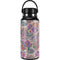 Warm Taupe Floral Hydro Flask 32oz Wide Mouth Skin