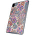 Warm Taupe Floral iPad Pro 12.9in (2020) Clear Case