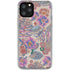 Warm Taupe Floral iPhone 11 Pro Clear Case