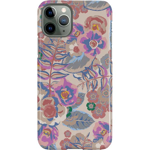Warm Taupe Floral iPhone 11 Pro Lite Case