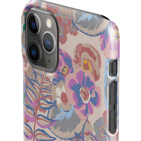 Warm Taupe Floral iPhone 11 Pro Lite Case