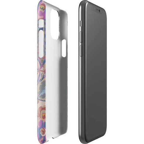 Warm Taupe Floral iPhone 11 Pro Lite Case