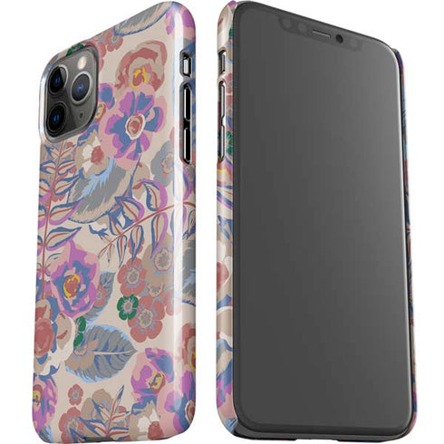 Warm Taupe Floral iPhone 11 Pro Lite Case