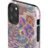 Warm Taupe Floral iPhone 11 Pro Max Impact Case