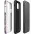 Warm Taupe Floral iPhone 11 Pro Max Impact Case