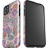 Warm Taupe Floral iPhone 11 Pro Max Impact Case