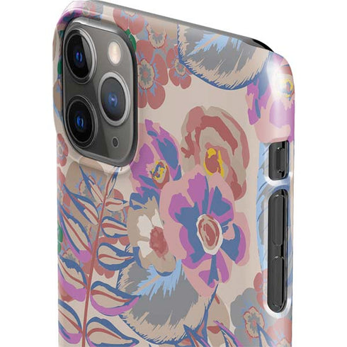 Warm Taupe Floral iPhone 11 Pro Max Lite Case
