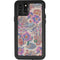 Warm Taupe Floral iPhone 11 Pro Waterproof Case