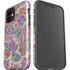 Warm Taupe Floral iPhone 12 Impact Case