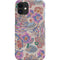 Warm Taupe Floral iPhone 12 Mini Lite Case