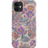 Warm Taupe Floral iPhone 12 Mini Lite Case