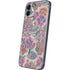 Warm Taupe Floral iPhone 12 Mini Skin