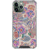 Warm Taupe Floral iPhone 12 Pro Clear Case