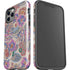 Warm Taupe Floral iPhone 12 Pro Impact Case