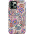 Warm Taupe Floral iPhone 12 Pro Max Impact Case