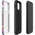 Warm Taupe Floral iPhone 12 Pro Max Impact Case