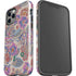 Warm Taupe Floral iPhone 12 Pro Max Impact Case