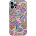 Warm Taupe Floral iPhone 12 Pro Skin