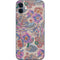 Warm Taupe Floral iPhone 12 Skin