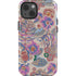 Warm Taupe Floral iPhone 13 Impact Case