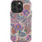 Warm Taupe Floral iPhone 13 Pro Impact Case