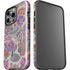 Warm Taupe Floral iPhone 13 Pro Impact Case