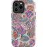 Warm Taupe Floral iPhone 13 Pro Max Impact Case