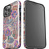 Warm Taupe Floral iPhone 13 Pro Max Impact Case