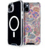 Warm Taupe Floral iPhone 14 Plus MagSafe Case