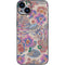 Warm Taupe Floral iPhone 14 Plus Skin