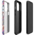 Warm Taupe Floral iPhone 14 Pro Impact Case