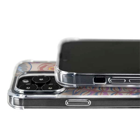 Warm Taupe Floral iPhone 14 Pro MagSafe Case