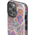 Warm Taupe Floral iPhone 15 Pro Max Impact Case