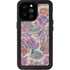 Warm Taupe Floral iPhone 14 Pro Max Waterproof Case