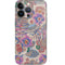 Warm Taupe Floral iPhone 15 Pro Skin