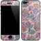 Warm Taupe Floral iPhone 5/5s/5SE Skin