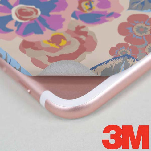 Warm Taupe Floral iPhone 7 Skin