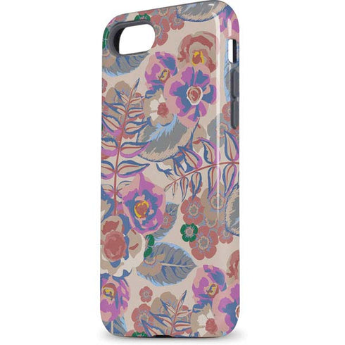 Warm Taupe Floral iPhone 8 Pro Case