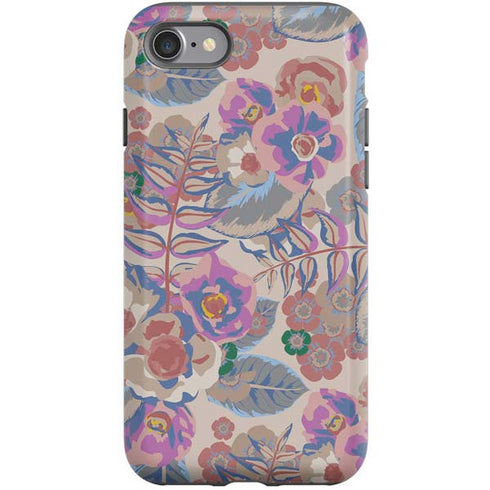 Warm Taupe Floral iPhone SE (2nd & 3rd Gen) Pro Case