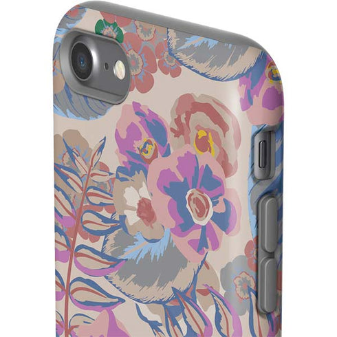 Warm Taupe Floral iPhone SE (2nd & 3rd Gen) Pro Case