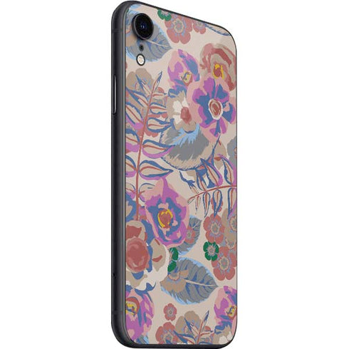 Warm Taupe Floral iPhone SE (2nd & 3rd Gen) Skin