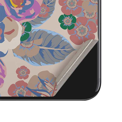 Warm Taupe Floral iPhone SE (2nd & 3rd Gen) Skin