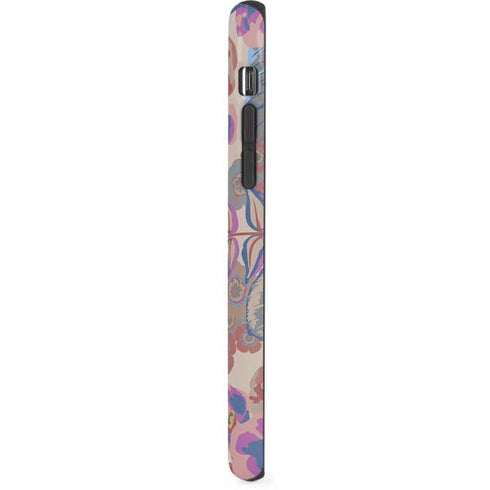 Warm Taupe Floral iPhone X Pro Case