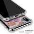Warm Taupe Floral iPhone XR Clear Case