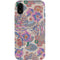 Warm Taupe Floral iPhone XR Pro Case
