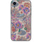 Warm Taupe Floral iPhone XR Skin