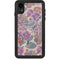 Warm Taupe Floral iPhone XR Waterproof Case