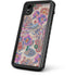 Warm Taupe Floral iPhone XR Waterproof Case