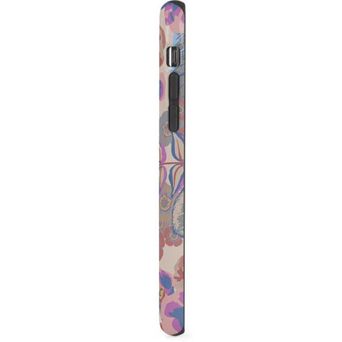 Warm Taupe Floral iPhone XS Pro Case