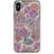 Warm Taupe Floral iPhone XS Skin